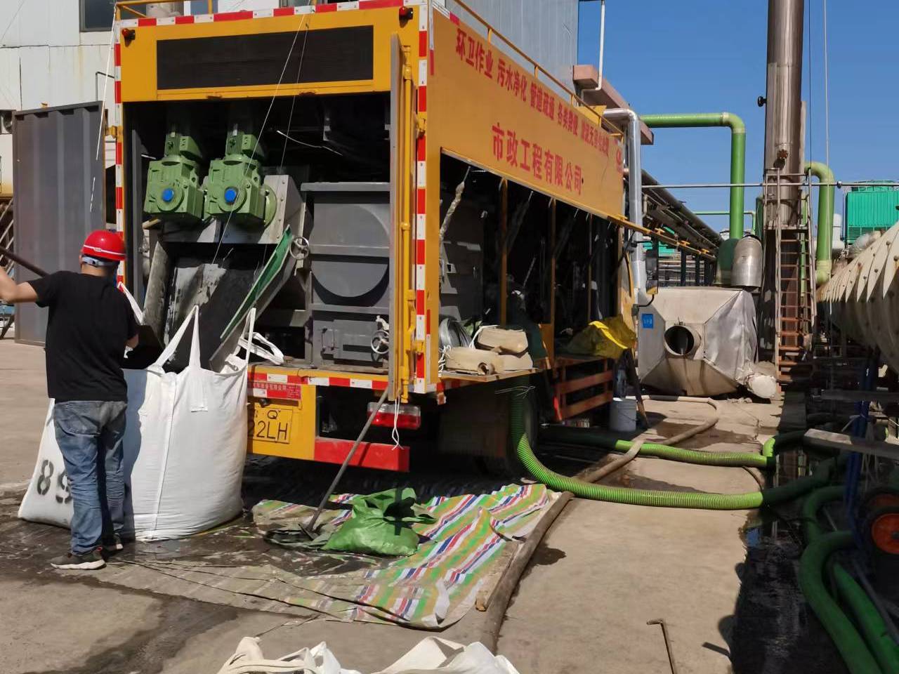 西安淤泥压干处理